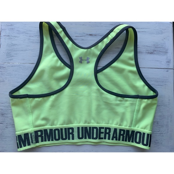XS, UnderArmour, lemony lime sports bra 🍋 - Picture 8 of 11